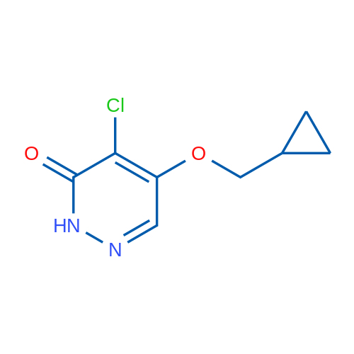 4-Chloro-5-(cyclopropylmethoxy)pyridazin-3(2H)-one 1g