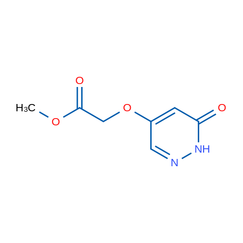 Methyl 2-((6-oxo-1,6-dihydropyridazin-4-yl)oxy)acetate 1g