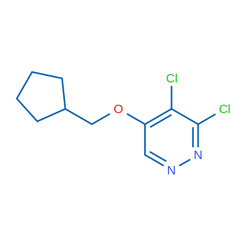 3,4-Dichloro-5-(cyclopentylmethoxy)pyridazine 1g