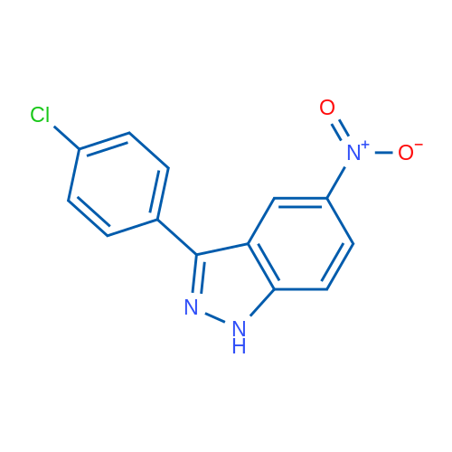 3-(4-Chlorophenyl)-5-nitro-1H-indazole 1g
