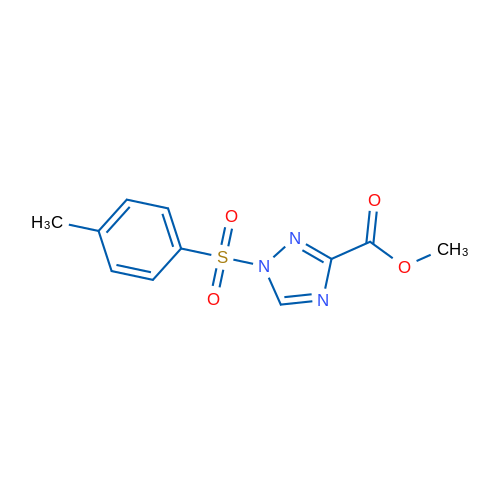 Methyl 1-tosyl-1H-1,2,4-triazole-3-carboxylate 1g