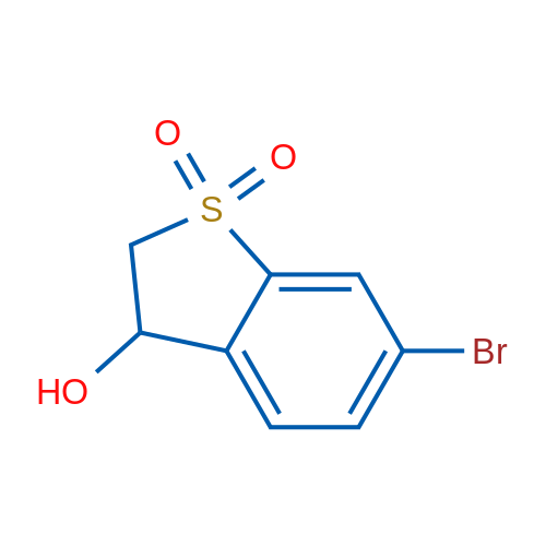 6-Bromo-3-hydroxy-2,3-dihydrobenzo[b]thiophene 1,1-dioxide 1g