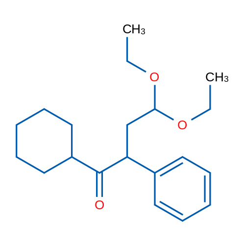 1-Cyclohexyl-4,4-diethoxy-2-phenylbutan-1-one 1g
