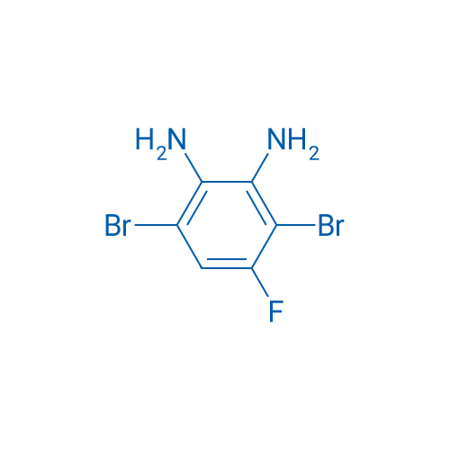 3,6-Dibromo-4-fluorobenzene-1,2-diamine 100mg