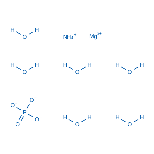 Ammonium magnesium phosphate hexahydrate 500g