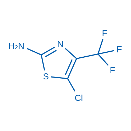 5-Chloro-4-(trifluoromethyl)thiazol-2-amine 250mg