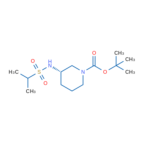(S)-tert-Butyl 3-(1-methylethylsulfonamido)piperidine-1-carboxylate 1g