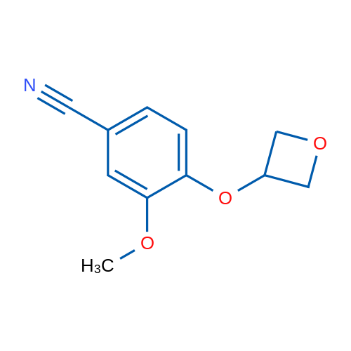 3-Methoxy-4-(oxetan-3-yloxy)-benzonitrile 1g