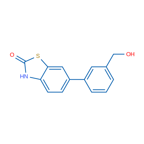 6-(3-(Hydroxymethyl)phenyl)benzo[d]thiazol-2(3H)-one 1g