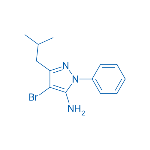 4-Bromo-3-isobutyl-1-phenyl-1H-pyrazol-5-amine 1g