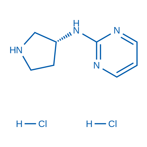 (R)-N-(Pyrrolidin-3-yl)pyrimidin-2-amine dihydrochloride 1g