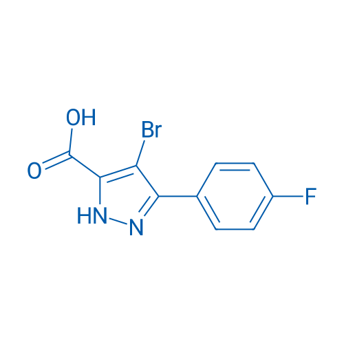 4-Bromo-3-(4-fluorophenyl)-1H-pyrazole-5-carboxylic acid 10g