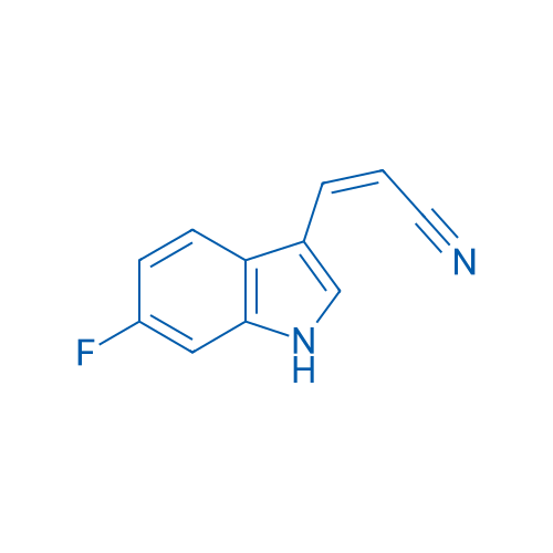 (Z)-3-(6-Fluoro-1H-indol-3-yl)acrylonitrile 1g