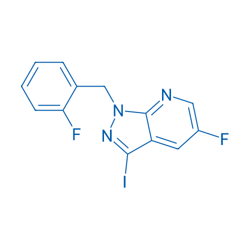 5-Fluoro-1-(2-fluorobenzyl)-3-iodo-1H-pyrazolo[3,4-b]pyridine 250mg