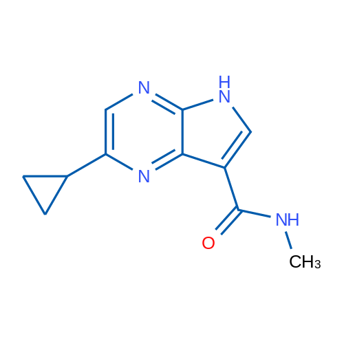 2-Cyclopropyl-N-methyl-5H-pyrrolo[2,3-b]pyrazine-7-carboxamide 1g