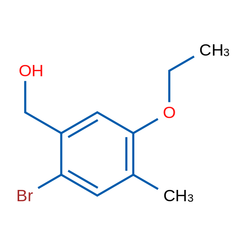 (2-Bromo-5-ethoxy-4-methylphenyl)methanol 1g