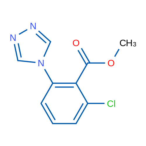 Methyl 2-chloro-6-(4H-1,2,4-triazol-4-yl)benzoate 1g
