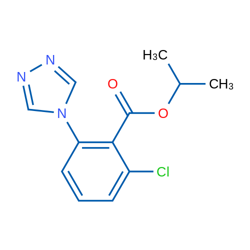 Isopropyl 2-chloro-6-(4H-1,2,4-triazol-4-yl)benzoate 1g