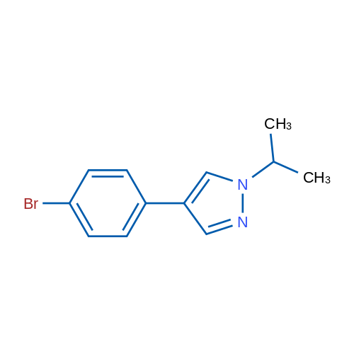 4-(4-Bromophenyl)-1-isopropyl-1H-pyrazole 1g