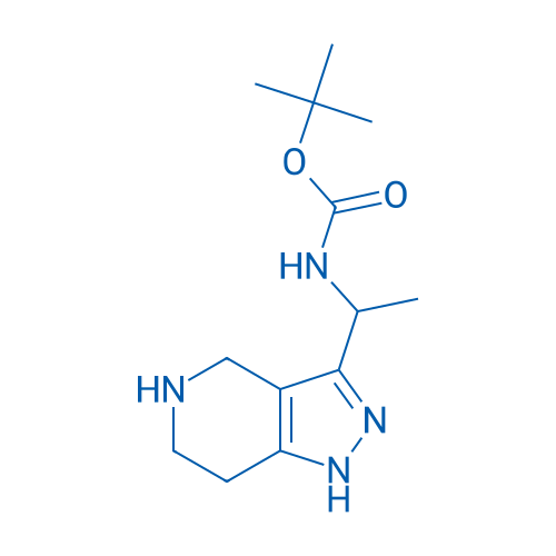 tert-Butyl (1-(4,5,6,7-tetrahydro-1H-pyrazolo[4,3-c]pyridin-3-yl)ethyl)carbamate 1g