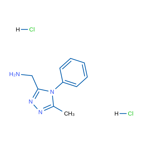 [(5-methyl-4-phenyl-4H-1,2,4-triazol-3-yl)methyl]amine dihydrochloride 5g