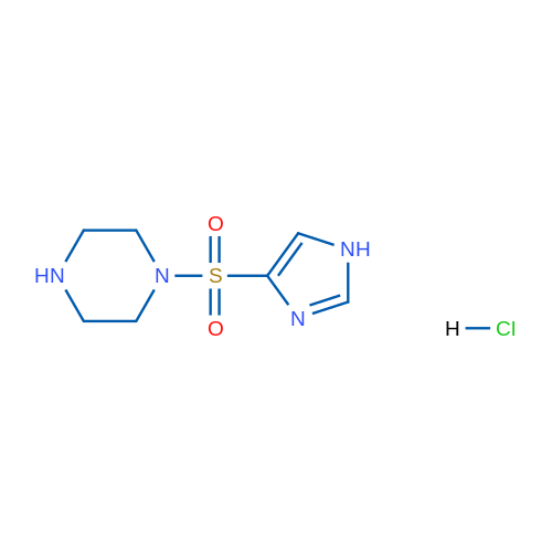 1-(1H-imidazol-4-ylsulfonyl)piperazine hydrochloride 10g