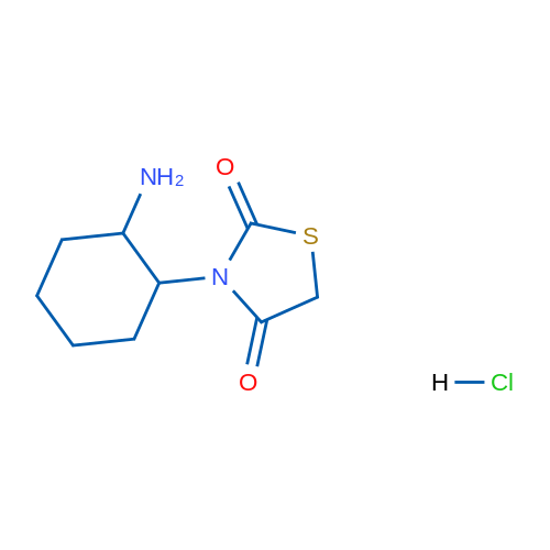 3-(2-aminocyclohexyl)-1,3-thiazolidine-2,4-dione hydrochloride 5g