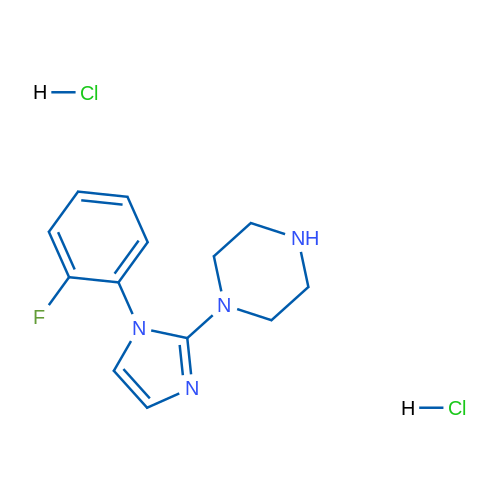 1-[1-(2-Fluorophenyl)-1h-imidazol-2-yl]piperazine dihydrochloride 1g