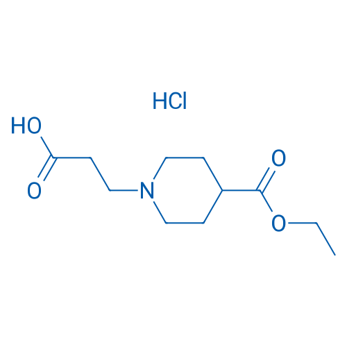 3-[4-(ethoxycarbonyl)piperidin-1-yl]propanoic acid hydrochloride 1g