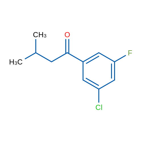 1-(3-Chloro-5-fluorophenyl)-3-methylbutan-1-one 1g