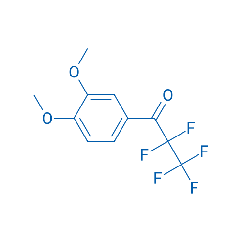 1-(3,4-Dimethoxyphenyl)-2,2,3,3,3-pentafluoropropan-1-one 1g