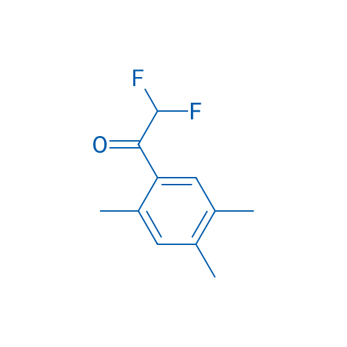 2,2-Difluoro-1-(2,4,5-trimethyl-phenyl)-ethanone 1g