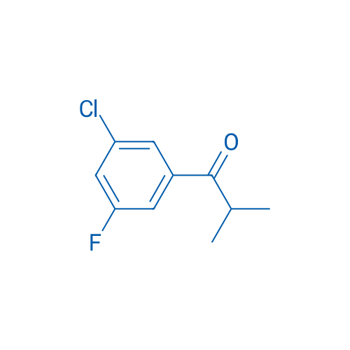 1-(3-Chloro-5-fluorophenyl)-2-methylpropan-1-one 250mg