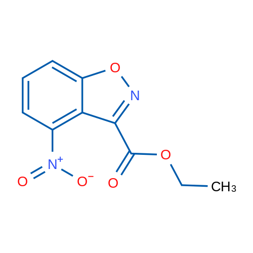 Ethyl 4-nitrobenzo[d]isoxazole-3-carboxylate 1g