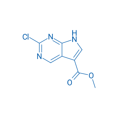 Methyl 2-chloro-7H-pyrrolo[2,3-d]pyrimidine-5-carboxylate 1g