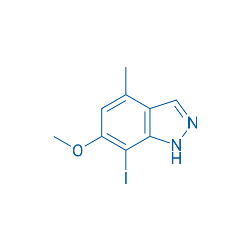 7-Iodo-6-methoxy-4-methyl-1H-indazole 100mg