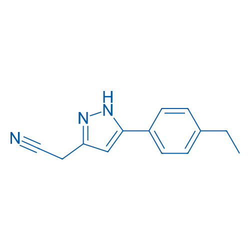 2-(5-(4-Ethylphenyl)-1H-pyrazol-3-yl)acetonitrile 1g