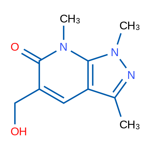 5-(Hydroxymethyl)-1,3,7-trimethyl-1H-pyrazolo[3,4-b]pyridin-6(7H)-one 1g