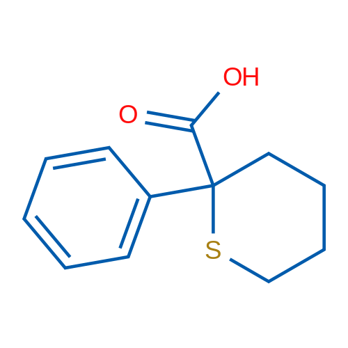 2-Phenyltetrahydro-2H-thiopyran-2-carboxylic acid 1g