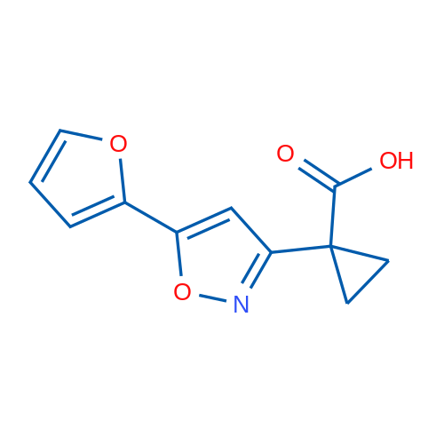 1-(5-(Furan-2-yl)isoxazol-3-yl)cyclopropanecarboxylic acid 1g