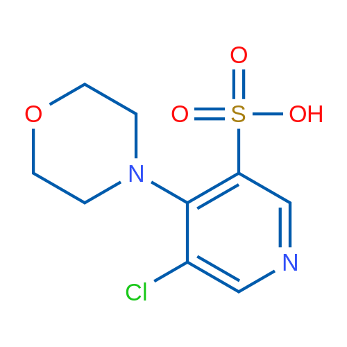 5-Chloro-4-morpholinopyridine-3-sulfonic acid 1g