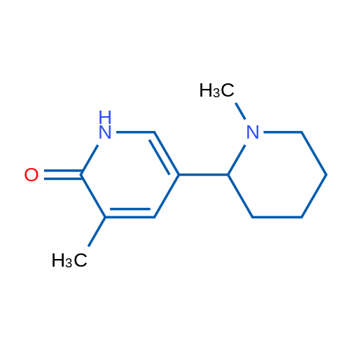 3-Methyl-5-(1-methylpiperidin-2-yl)pyridin-2(1H)-one 1g