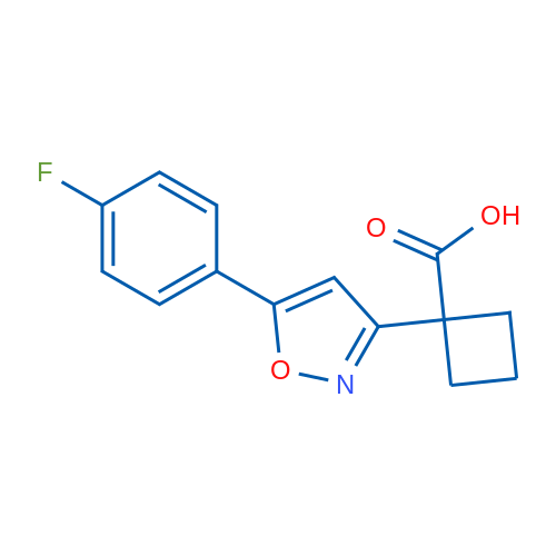 1-(5-(4-Fluorophenyl)isoxazol-3-yl)cyclobutanecarboxylic acid 1g