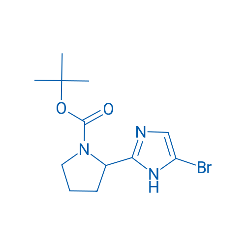 tert-Butyl 2-(5-bromo-1H-imidazol-2-yl)pyrrolidine-1-carboxylate 100mg