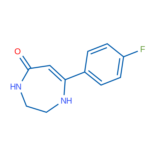 7-(4-Fluorophenyl)-3,4-dihydro-1H-1,4-diazepin-5(2H)-one 1g