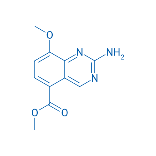 Methyl 2-amino-8-methoxyquinazoline-5-carboxylate 250mg