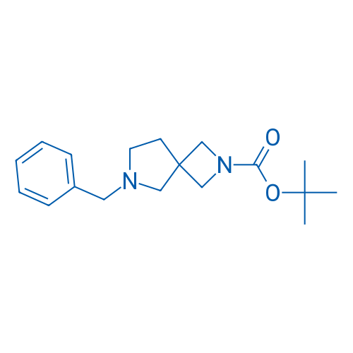 tert-butyl 7-benzyl-2,7-diazaspiro[3.4]octane-2-carboxylate 250mg