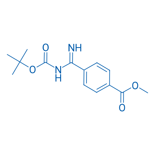 Methyl 4-(N-(tert-butoxycarbonyl)carbamimidoyl)benzoate 250mg