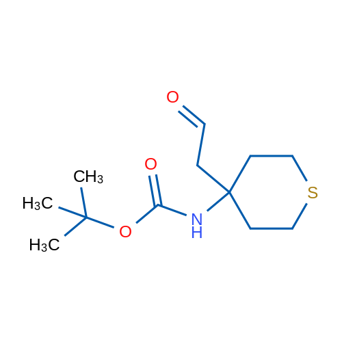 tert-Butyl (4-(2-oxoethyl)tetrahydro-2h-thiopyran-4-yl)carbamate 1g