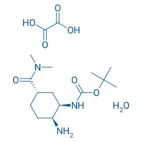 tert-Butyl ((1R,2S,5S)-2-amino-5-(dimethylcarbamoyl)cyclohexyl)carbamate oxalate hydrate 5g